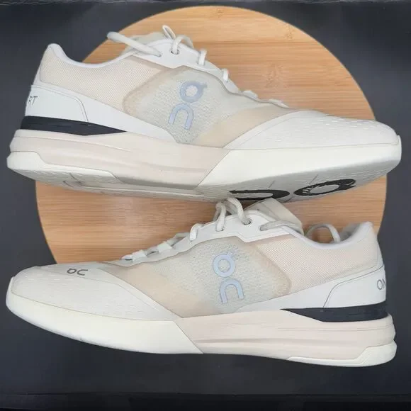 On Cloud The Roger Advantage Pro Mens Tennis Shoes Men’s Sz 13 Cream/Black - Picture 4 of 12